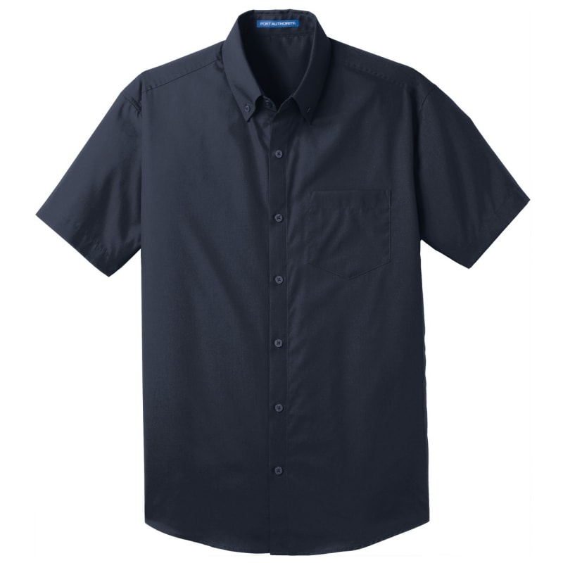 Port Authority Short Sleeve Carefree Poplin Shirt. 7
