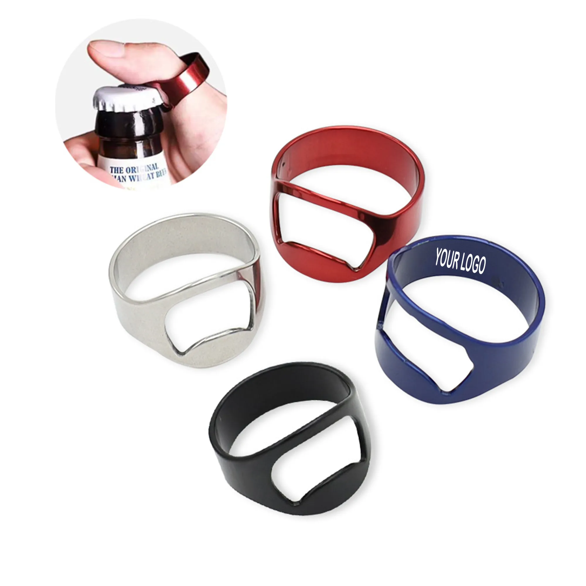 Ring Bottle Opener Stainless Steel Beer