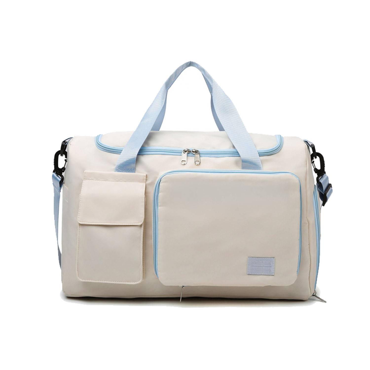 Lightweight Large Capacity Oxford Travel Bag w/ Shoe Pocket 6