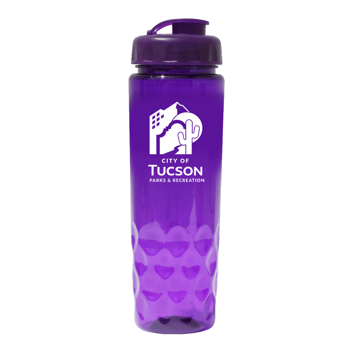 RECYCLED PET - 24 oz. Bottle with Flip Top Cap 16