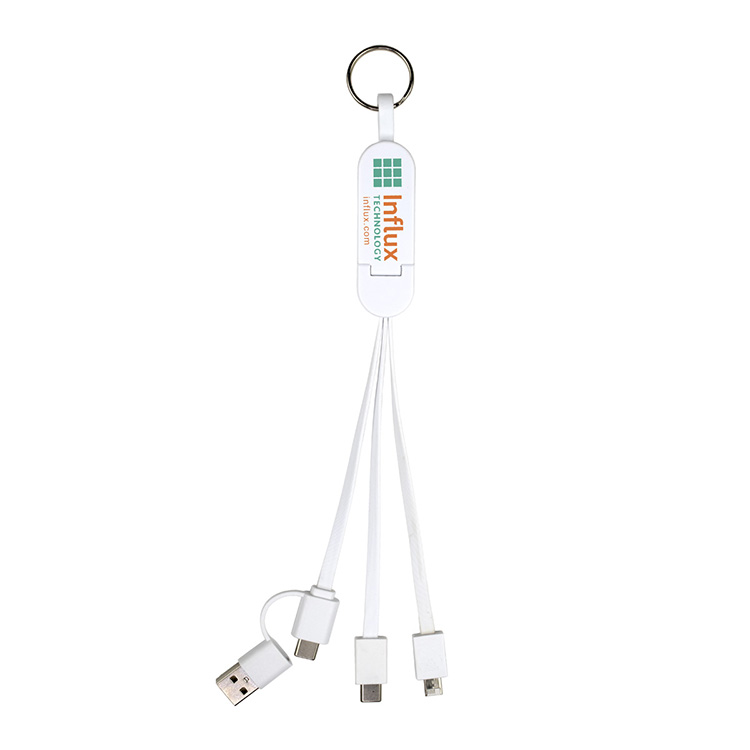 "ESCALANTE" 5-in-1 Cell Phone Charging Cable w/Phone Stand 4