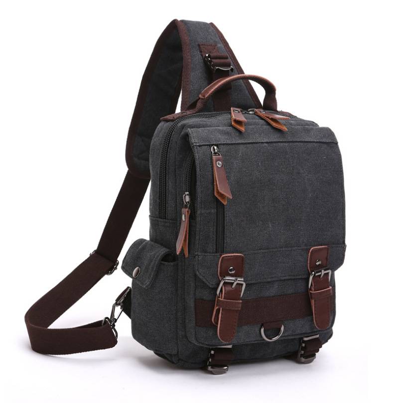 Canvas Shoulder Backpack 2