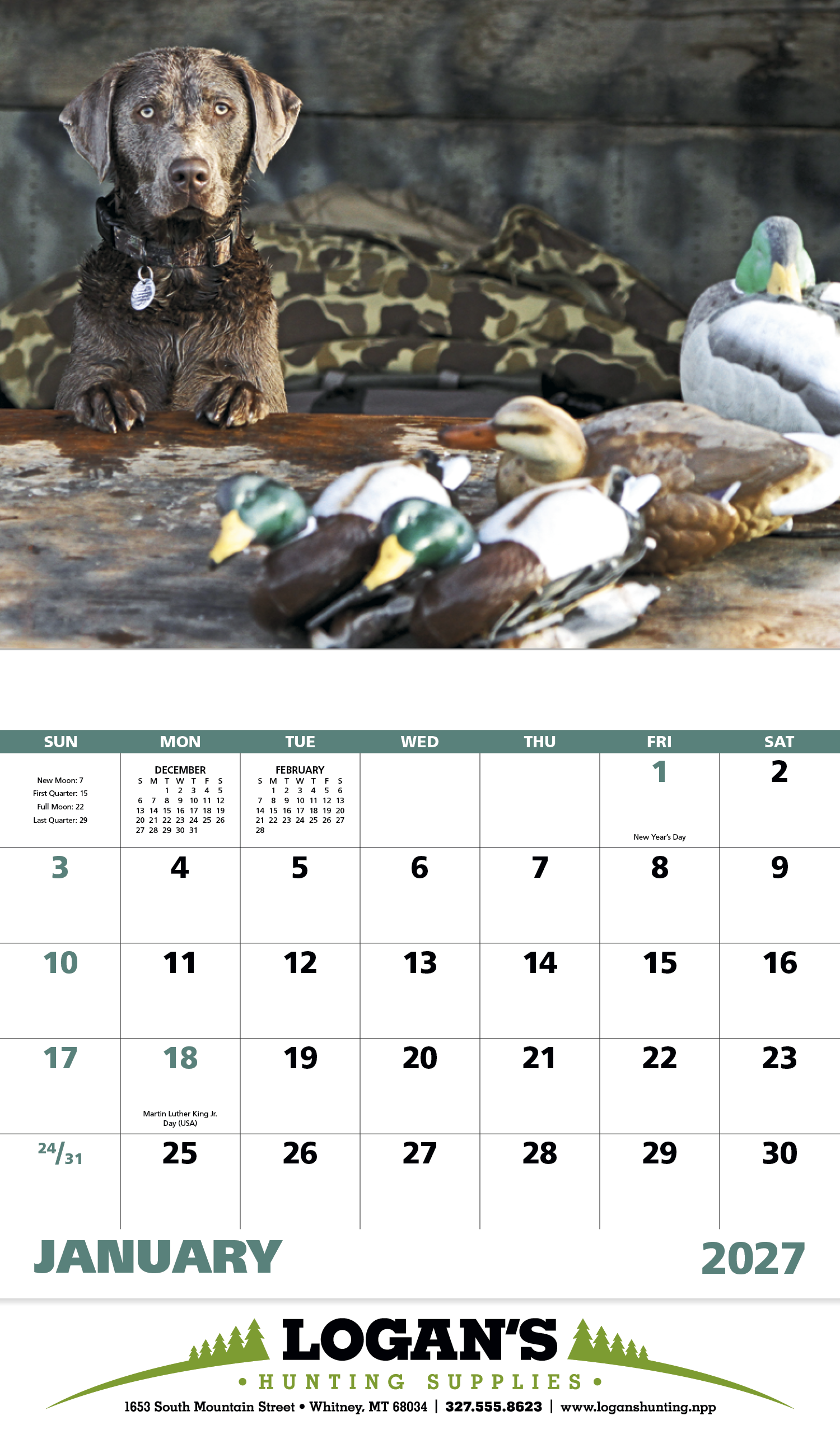 Good Value™ Sporting Dogs - Stapled Calendar 46