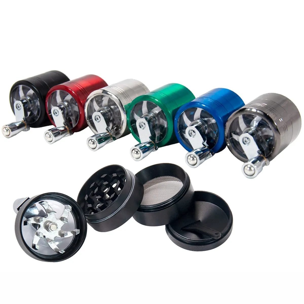 Durable Portable Labor Saving 4 Layers Manual Grinder 6
