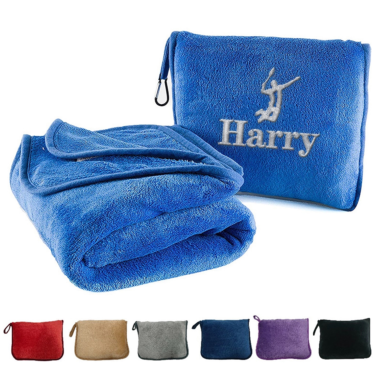 Premium Soft 2 In 1 Airplane Blanket 3