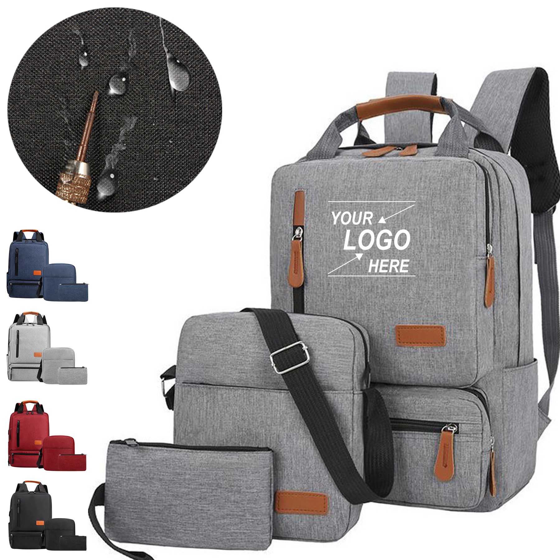 3-in-1 Business Backpack Set