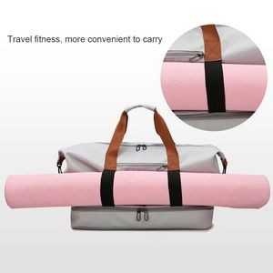 Women Sports Travel Duffel Bag Weekender Overnight Bag with Wet Pocket 3