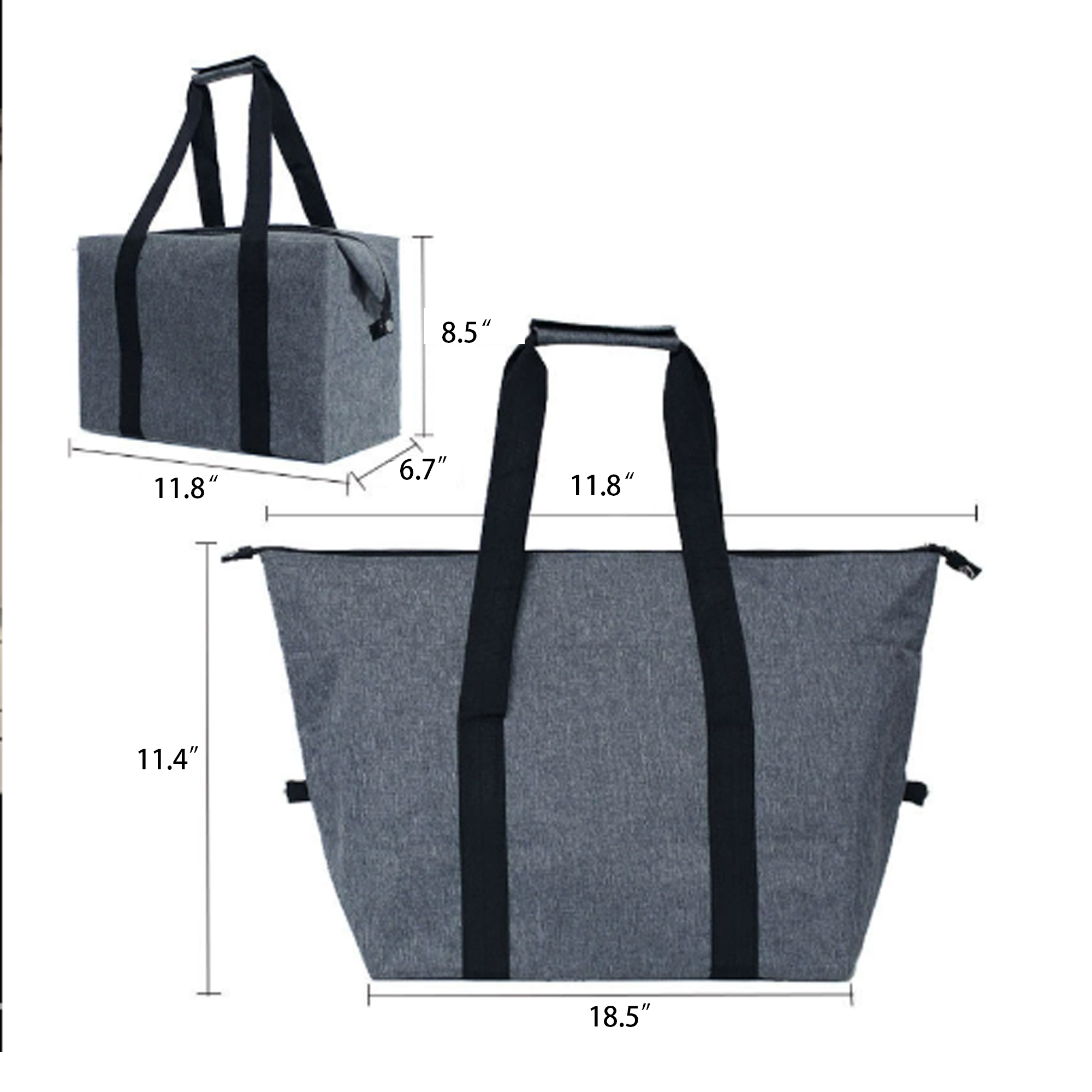 Hot/Cold Polar Insulated Cooler Tote 2