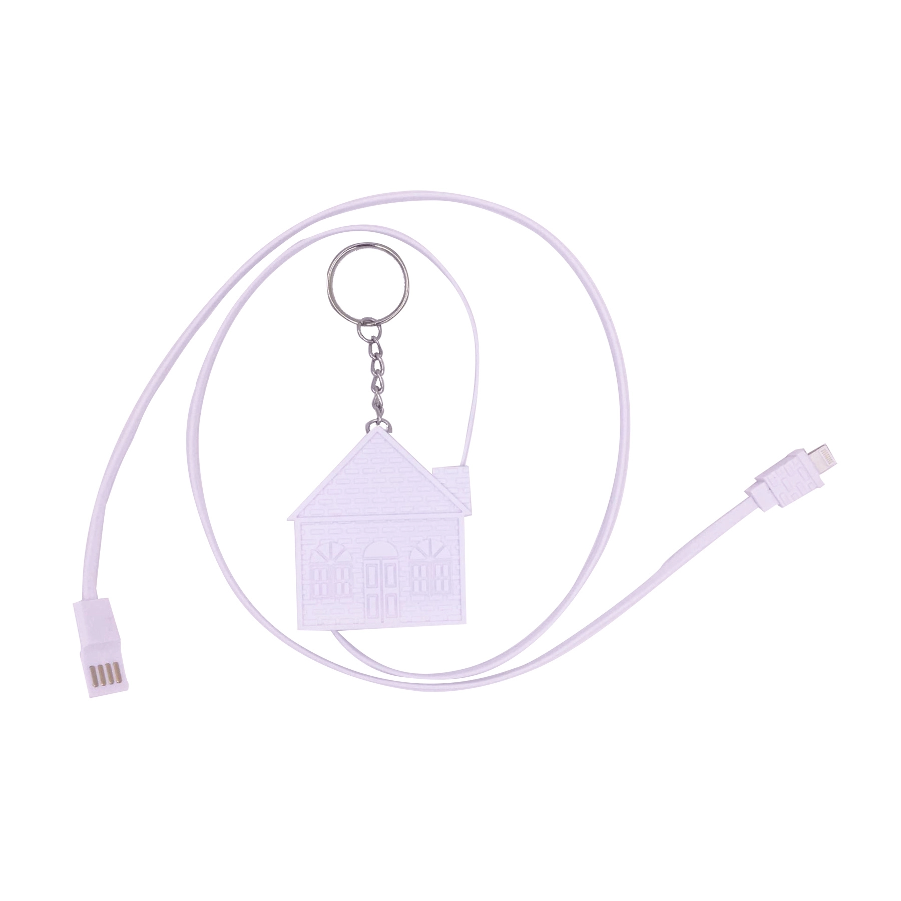 House Shape Retractable Charging Cable 3