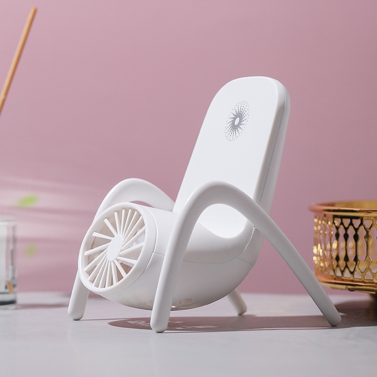 Mini USB Fan with Mobile Phone Holder 5