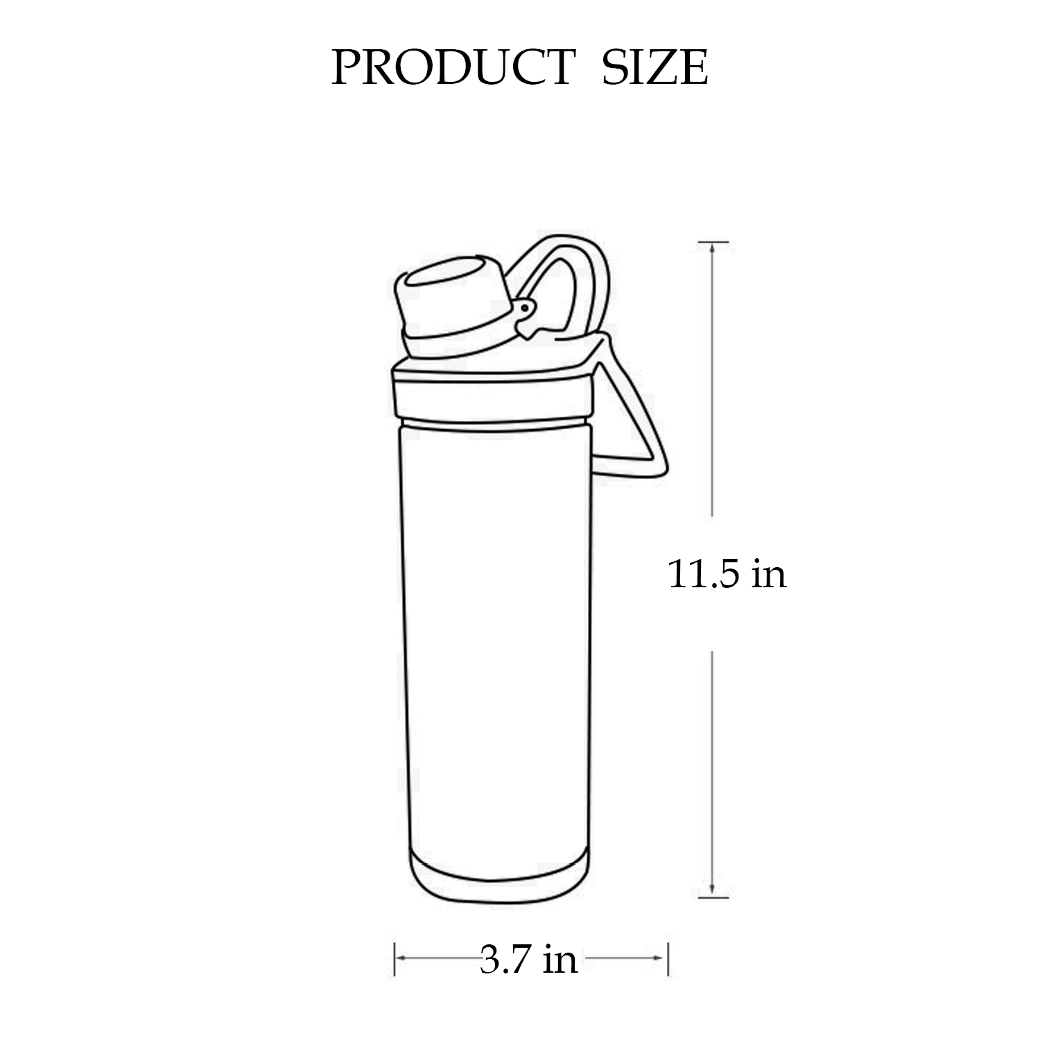 24 Oz Stainless Steel Water Bottle, custom water bottle with logo imprint 5