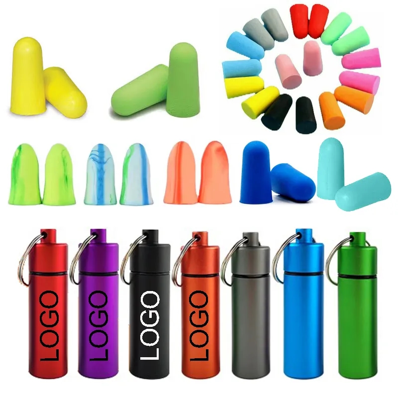 Foam Earplugs in Metal Container 9