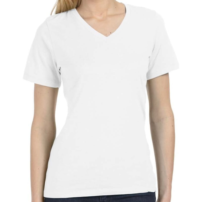 Bella Missys Relaxed Jersey Short-Sleeve V-Neck T-Shirt 11