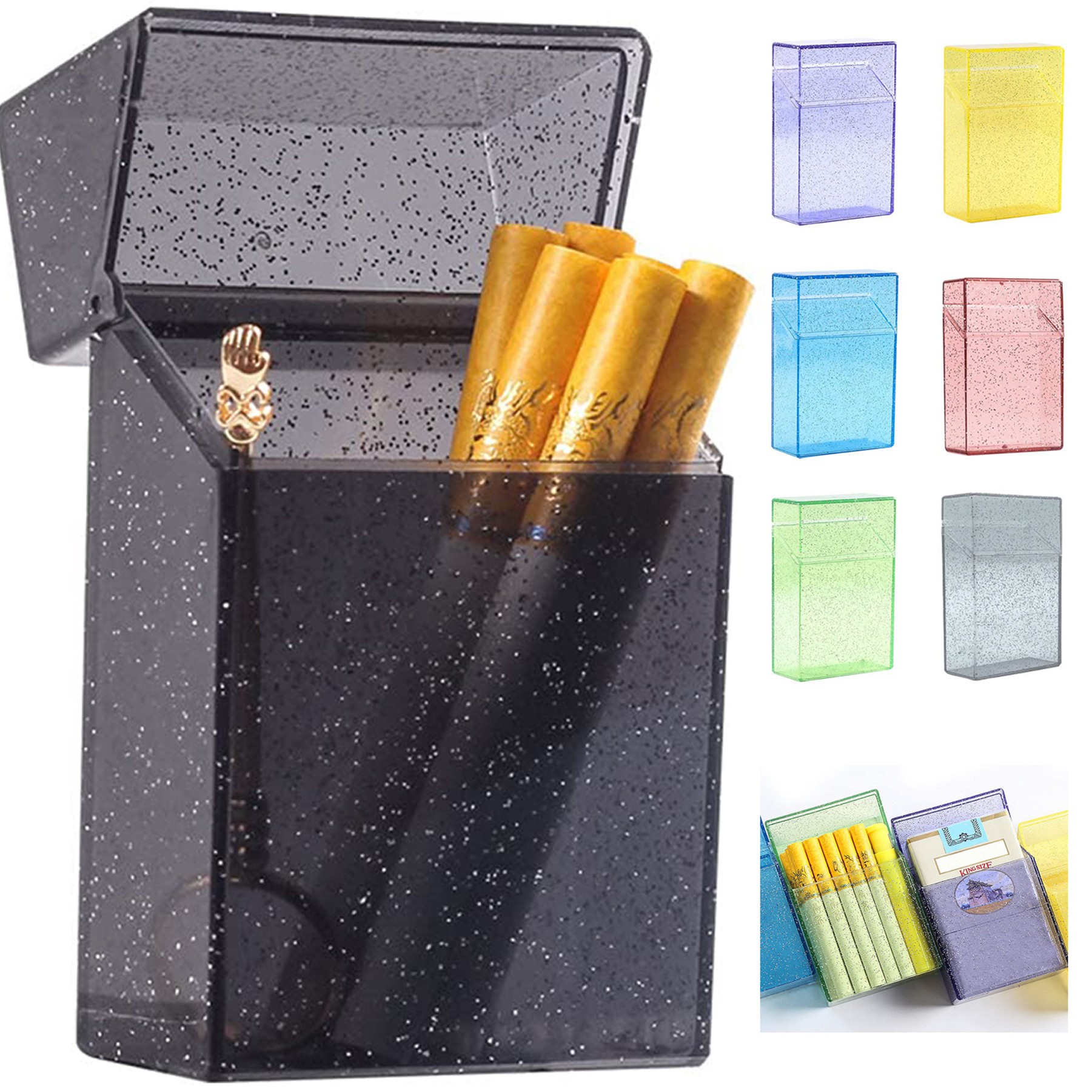 Flip Open Cigarette Plastic Case 2