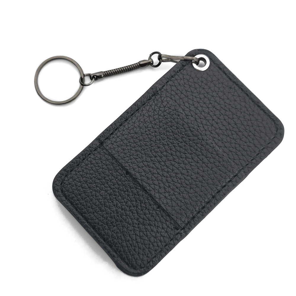 Golf Tee and Divot Tool Keychain Set Faux Leather Holder 5