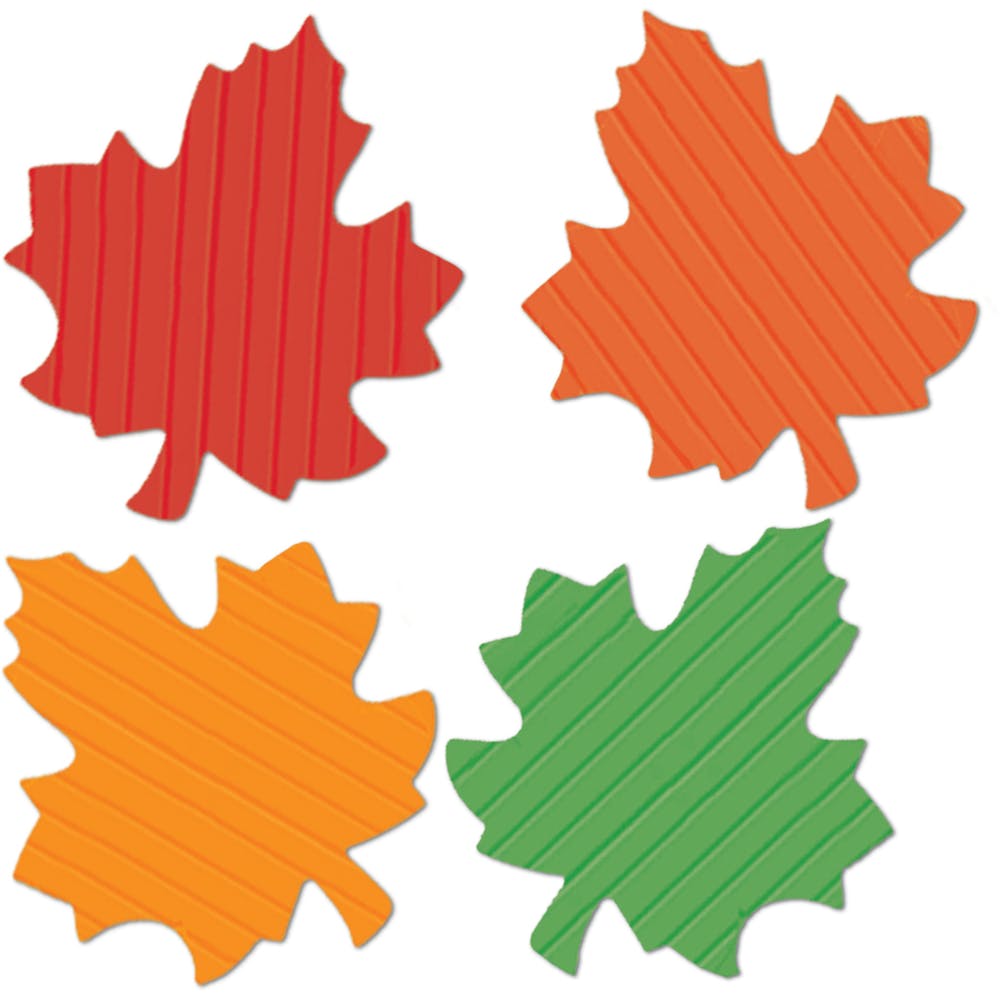Tissue Autumn Leaves - Assorted Colors 5.75" 2