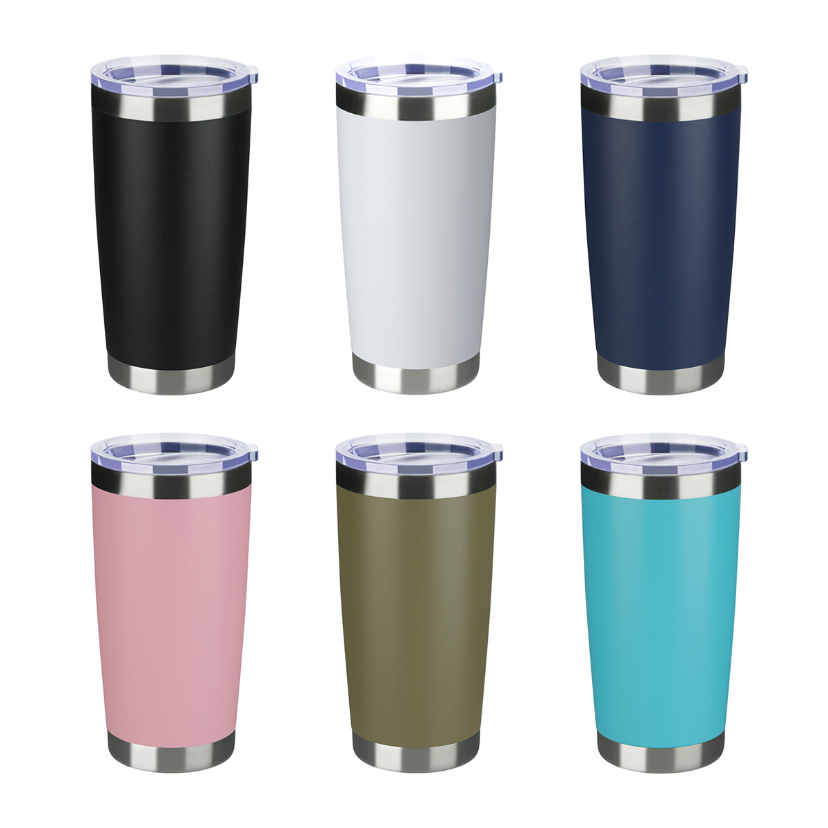 MaxImprint 20oz Stainless Steel Vacuum Tumbler with Lid 21