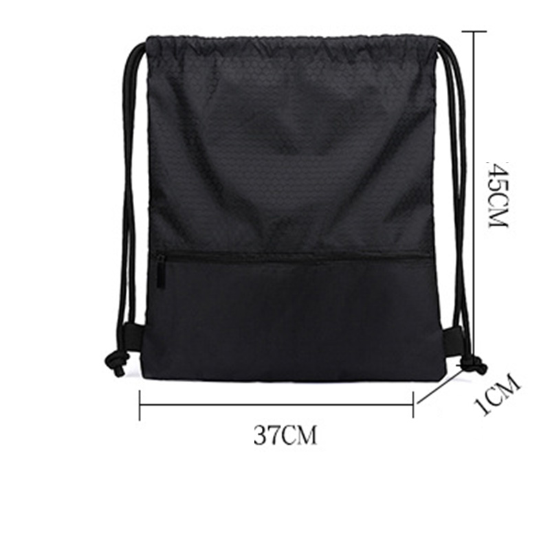 High Quality Football Material Drawstring Backpack Bag 4