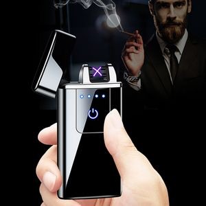 Sleek Electric Arc Lighter With Side Switch And USB Charger 42