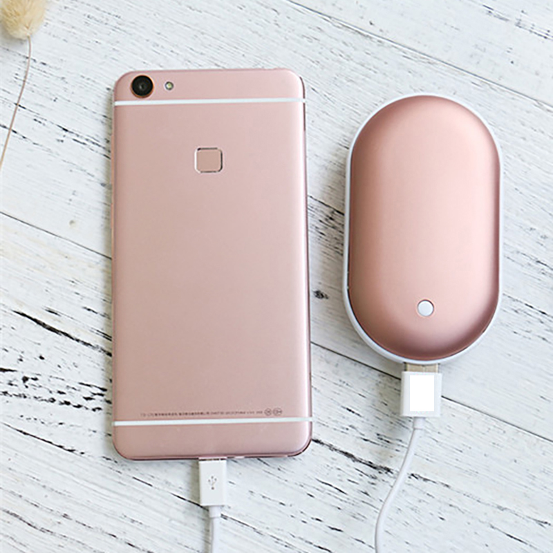 2 in 1 Portable USB Electric Handwarmer 5000mAh Powerbank 8