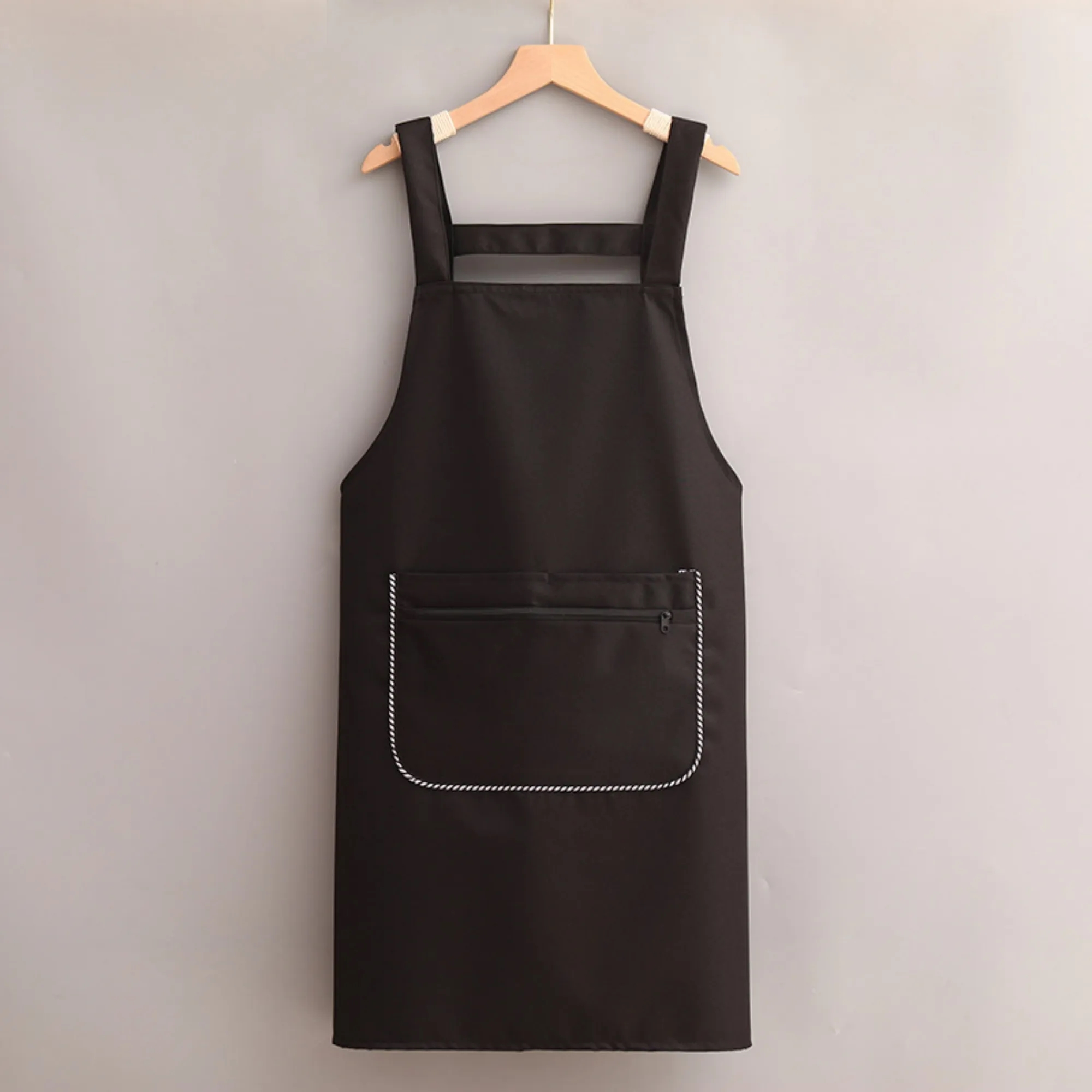 Simple and stylish apron with double pockets 3