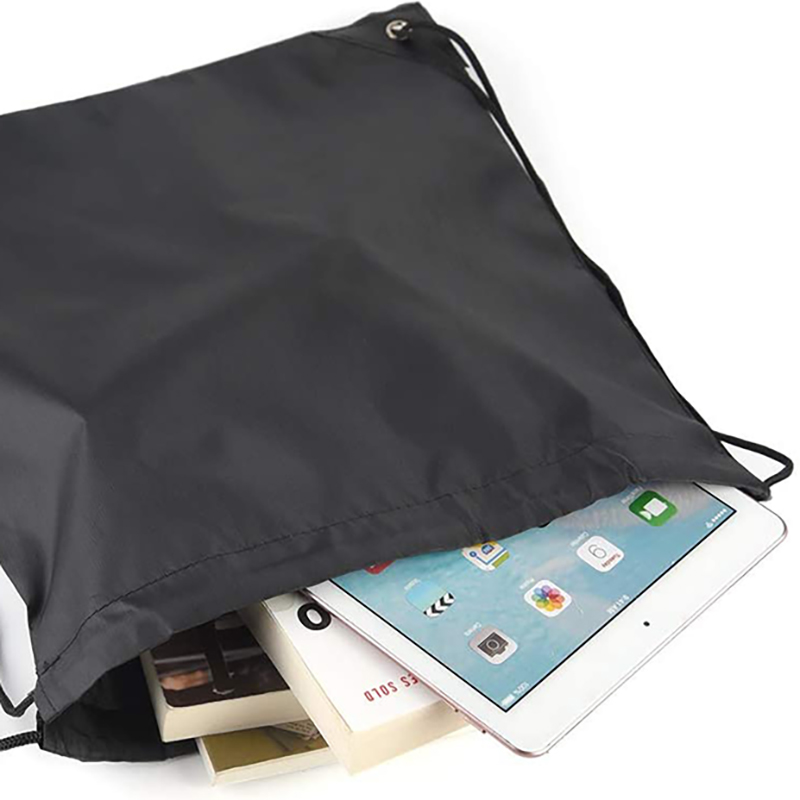 210D Polyester Drawstring Bags Backpack Bulk Sack 3