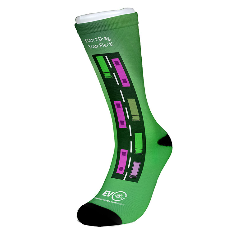 "Thames" Dye Sublimated Dress Socks (Pair) 2