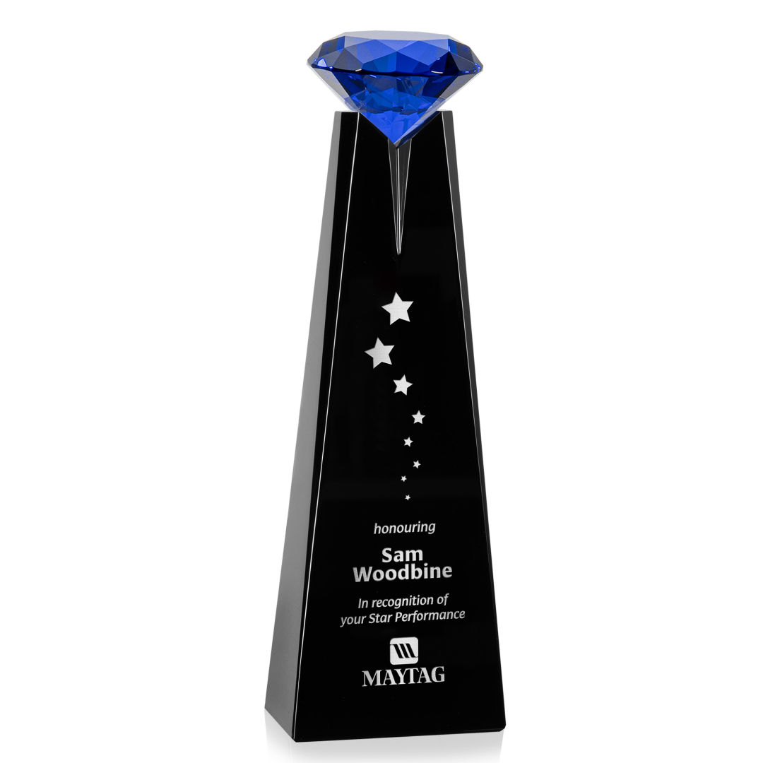 Alicia Gemstone Award - Black/Sapphire 4