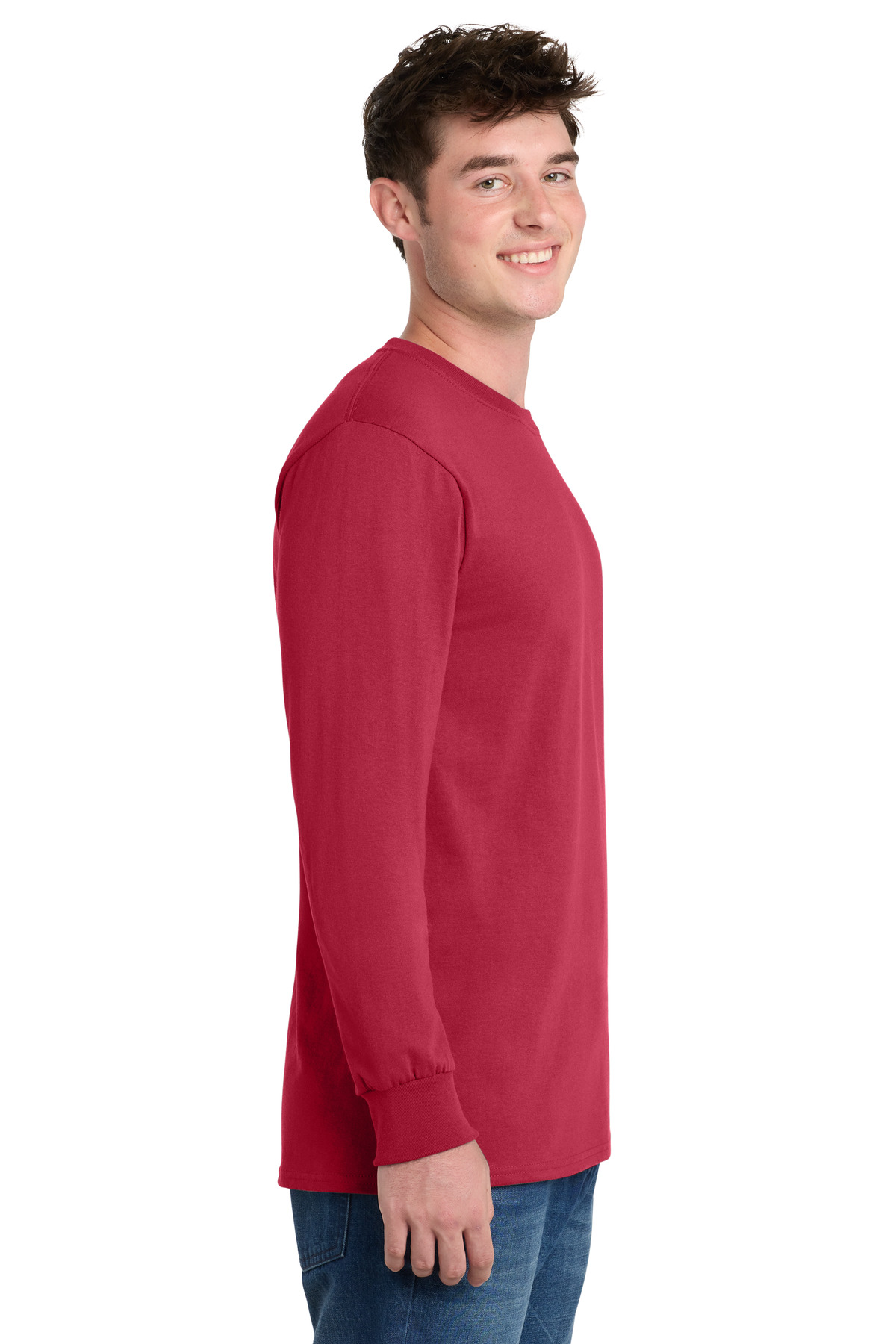 Port & Co Tall Long Sleeve Essential Tee. PC61LST 51