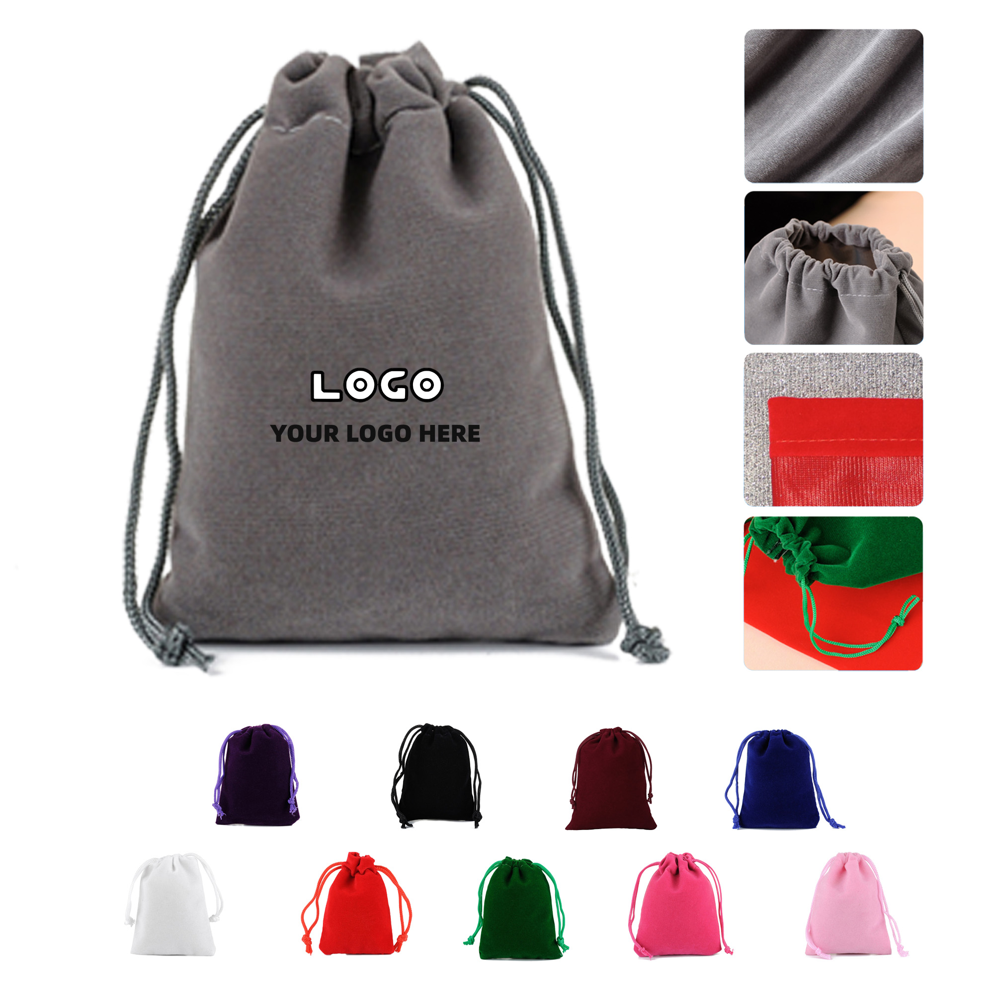 Velvet Jewelry Drawstring Gift Bag 2