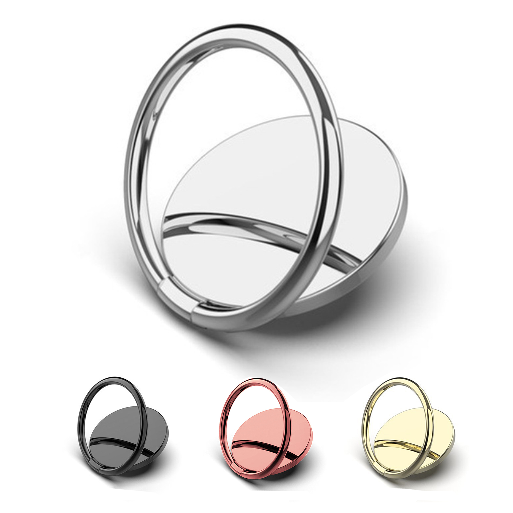 Cell Phone Ring Holder Stand 360 Degree Rotation Kickstand 3