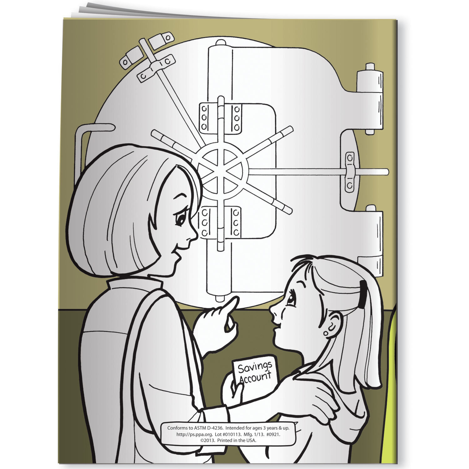 Coloring Book - Let's Go to the Bank 2