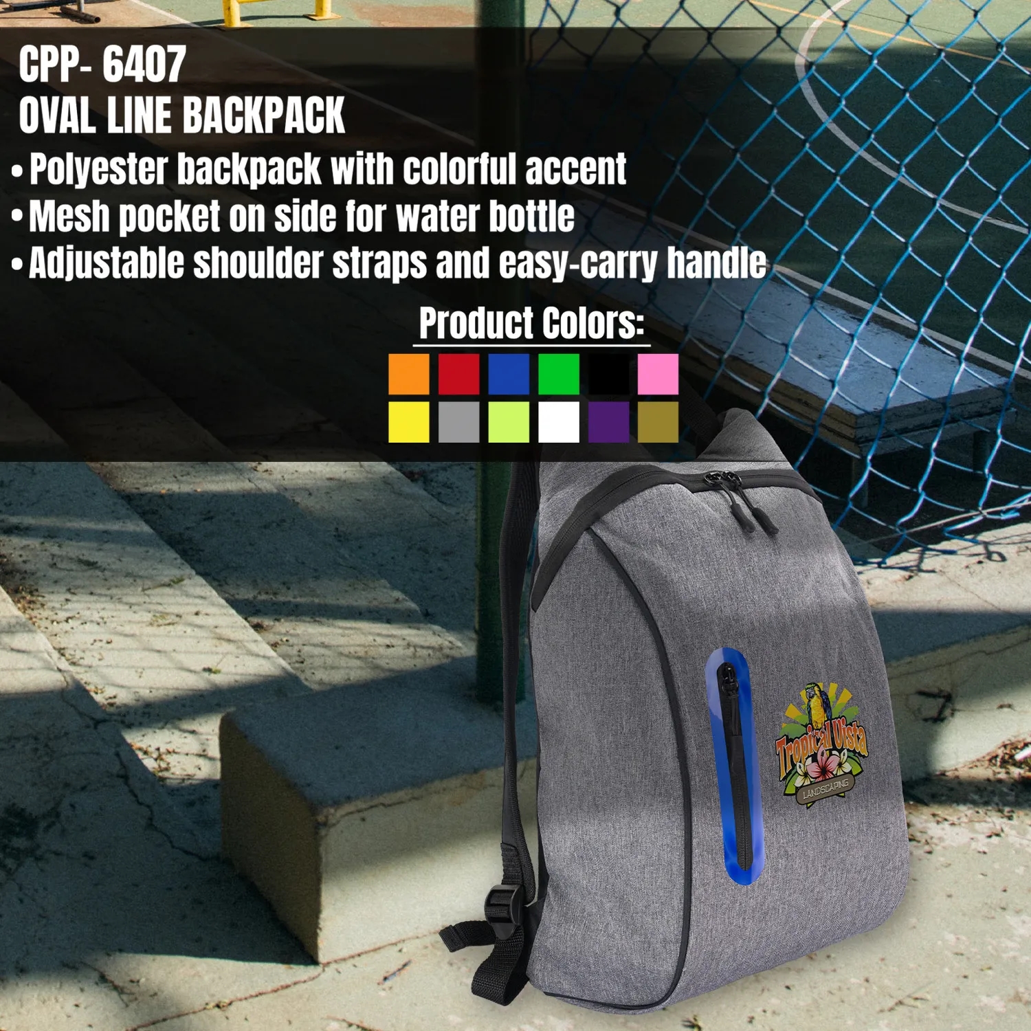 Oval Line Backpack 23