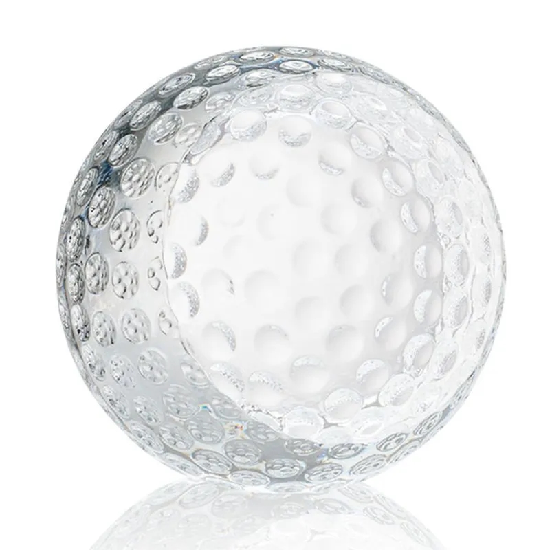 Personalised Crystal Golf Ball Paperweight 5