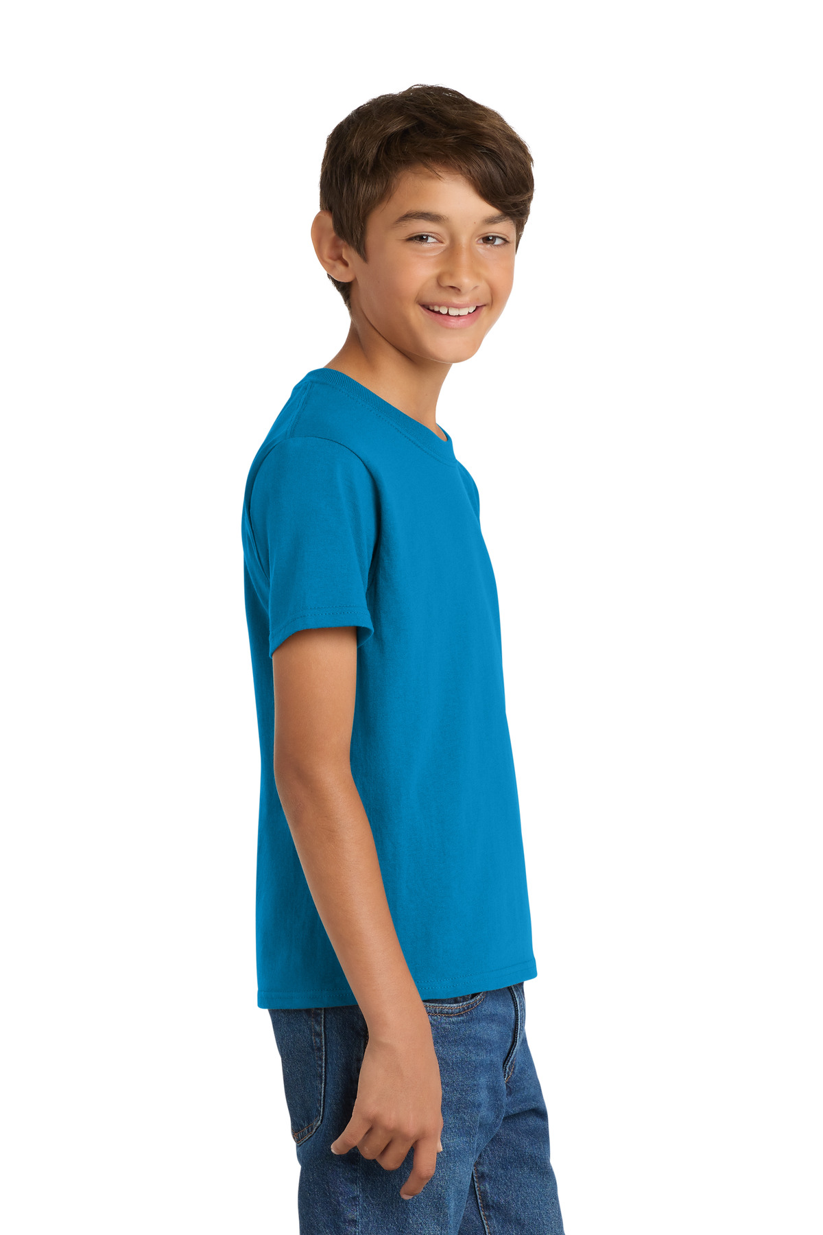 Port & Co Youth Core Cotton Tee. PC54Y 101