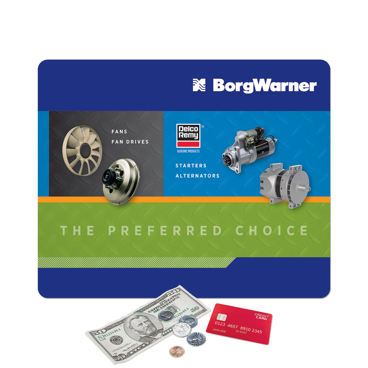 Origin'L Fabric Heavy Duty Fabric Counter Mat-9"x11"x1/8"