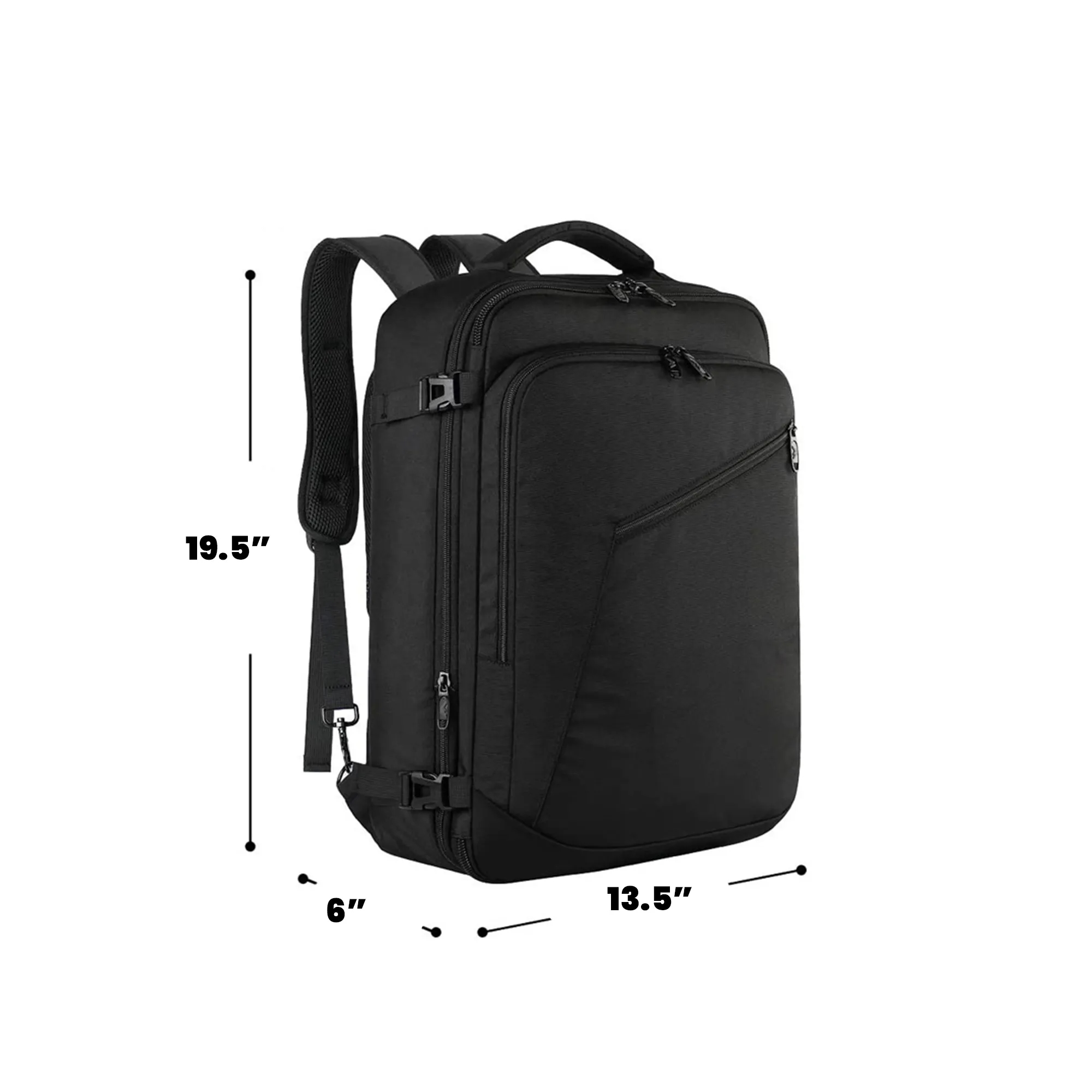 Waterproof Lightweight Extra Large Travel Backpack Expandabl 4