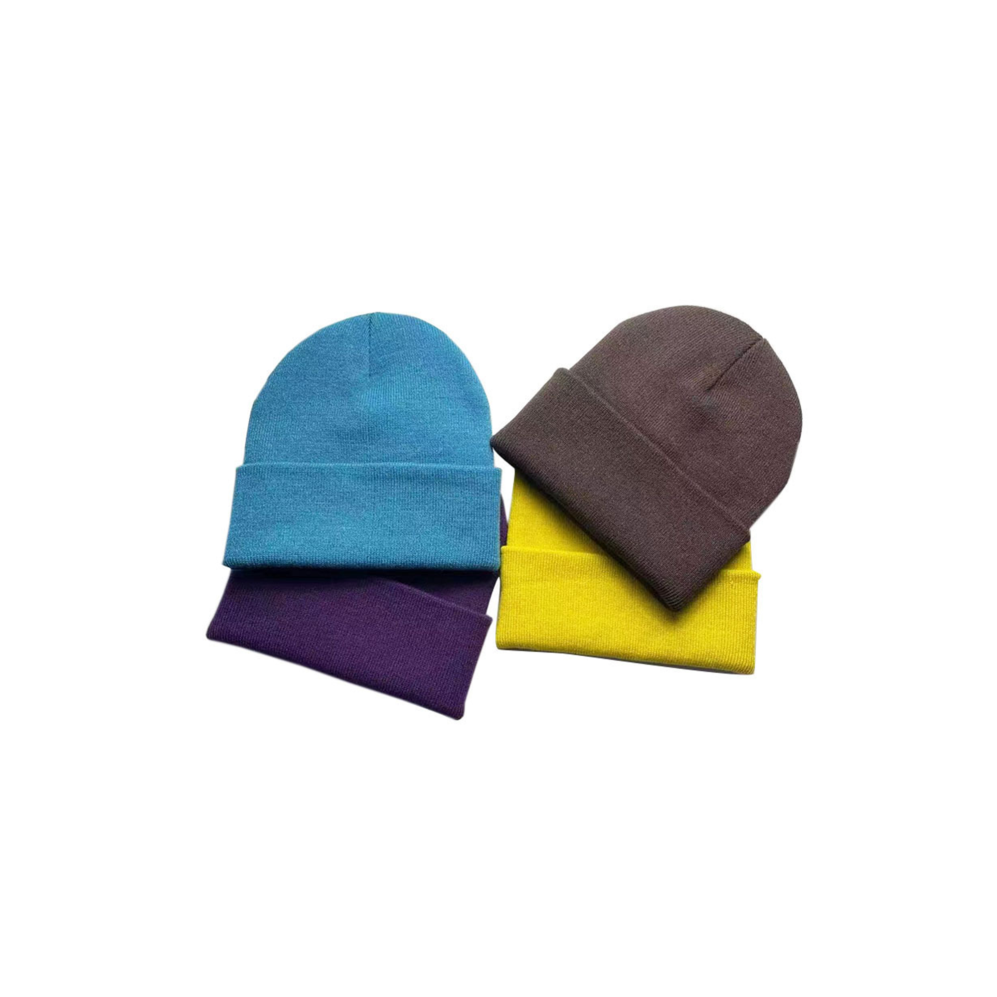 Adult Embroidered Knitted Hat Warm Winter Hat 3