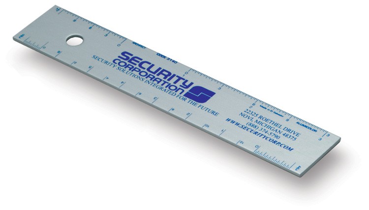 6" Architect Straight Edge Scale/Ruler - Aluminum 4