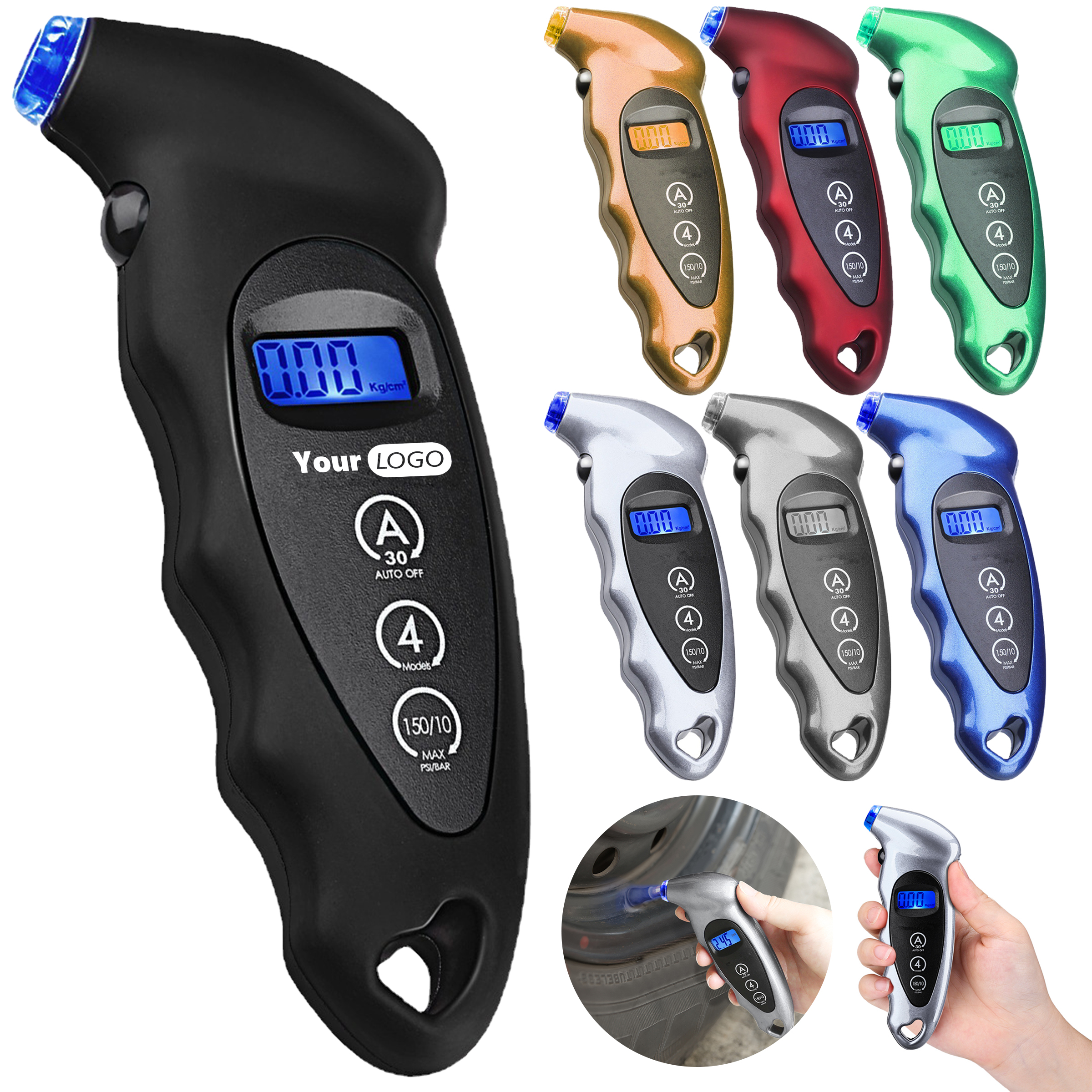 Abs Digital Tire Pressure Gauge 11