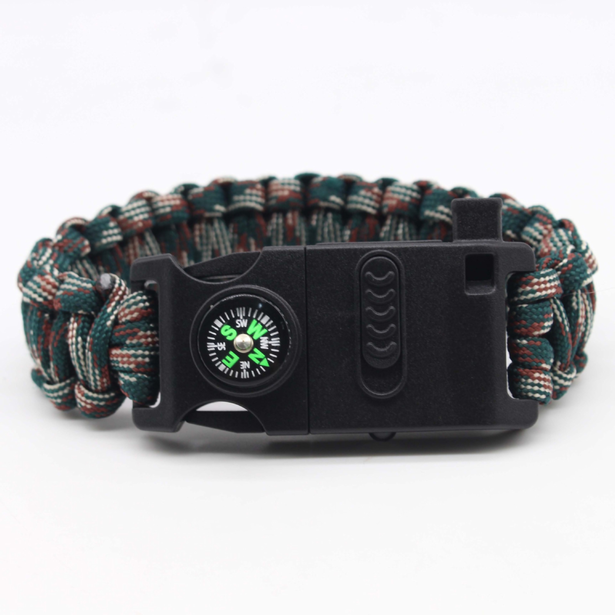 Camouflage Military Grade Polyester Survival Snap Bracelet 5