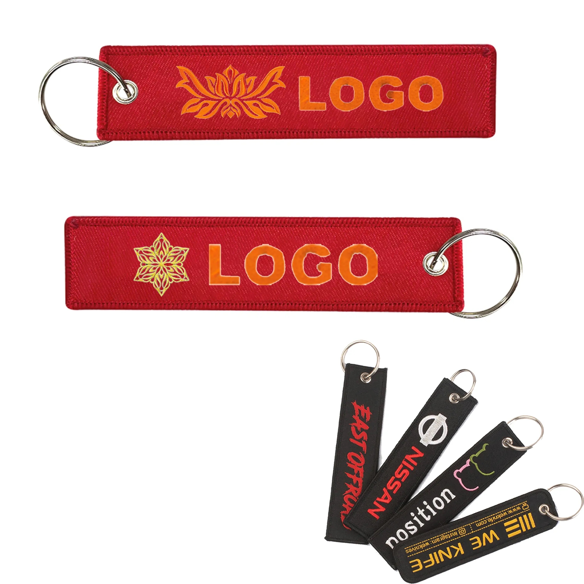 Double Sided Embroidery Keychain 2