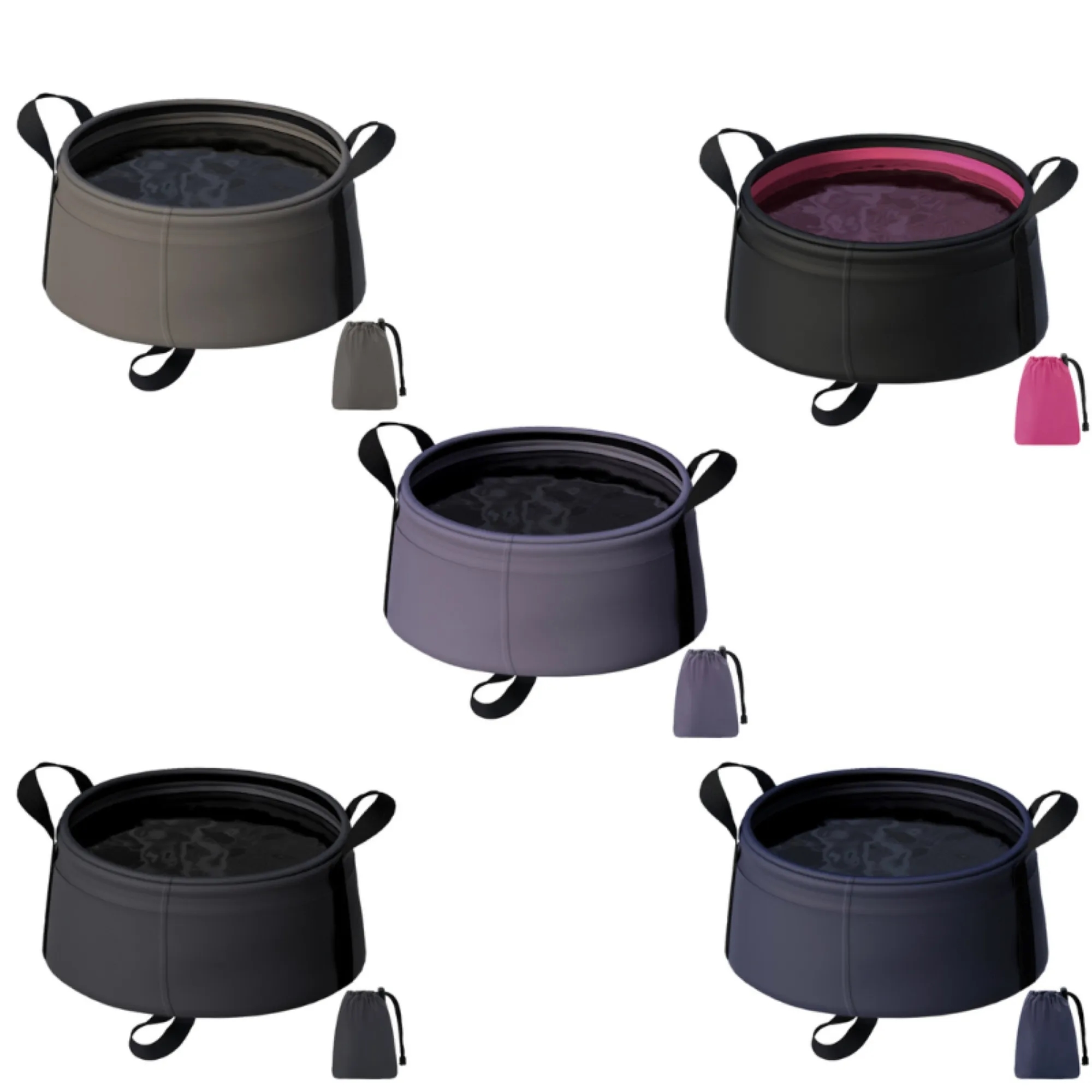 Portable Outdoor Travel Foldable Basin 2