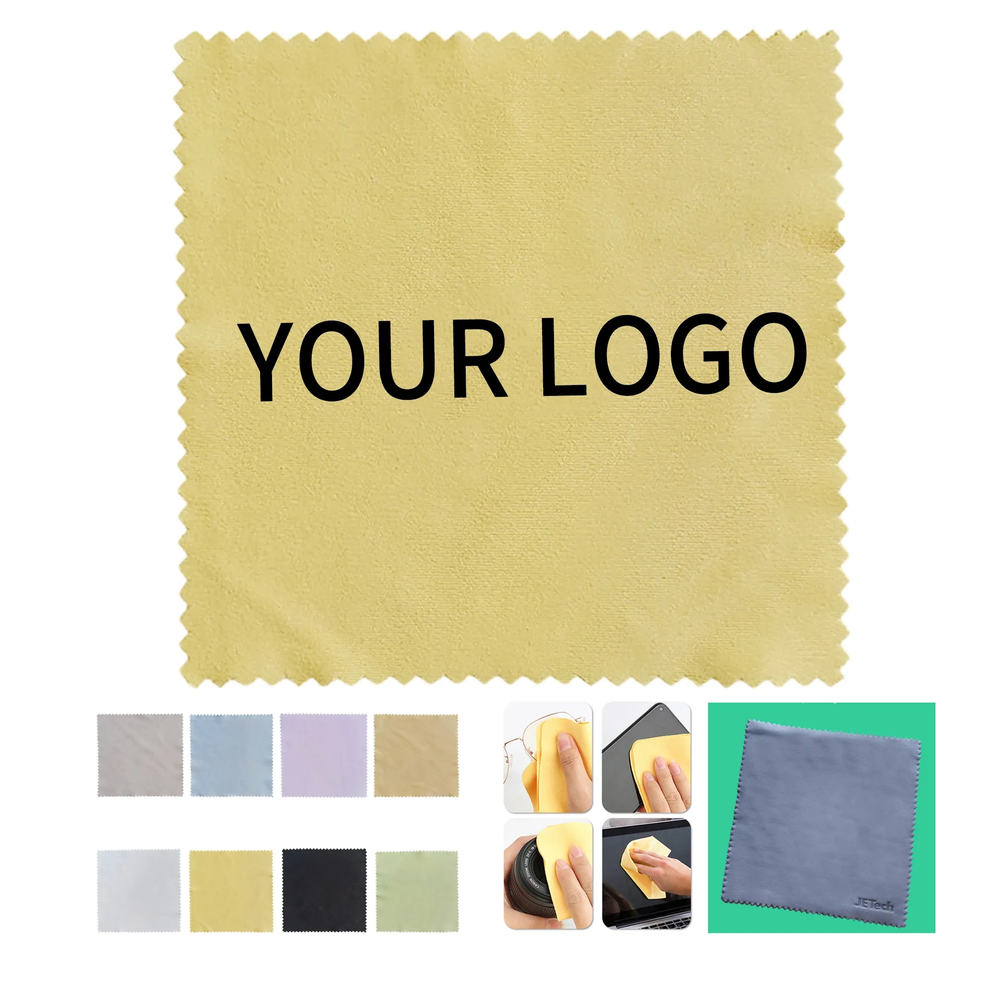 Suede Microfiber Lens Cleaning Cloth 2