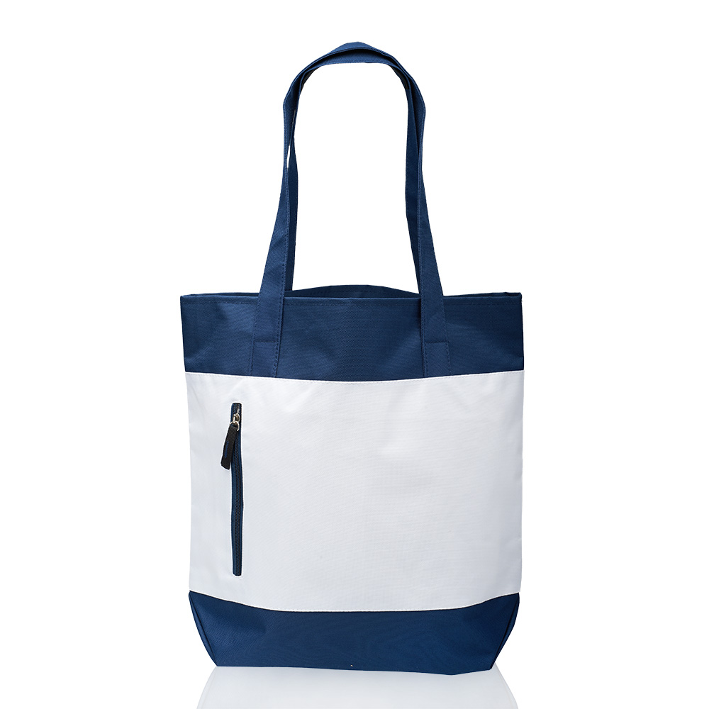 Tote Bag with Front Zipper, custom tote bag with logo imprint 3