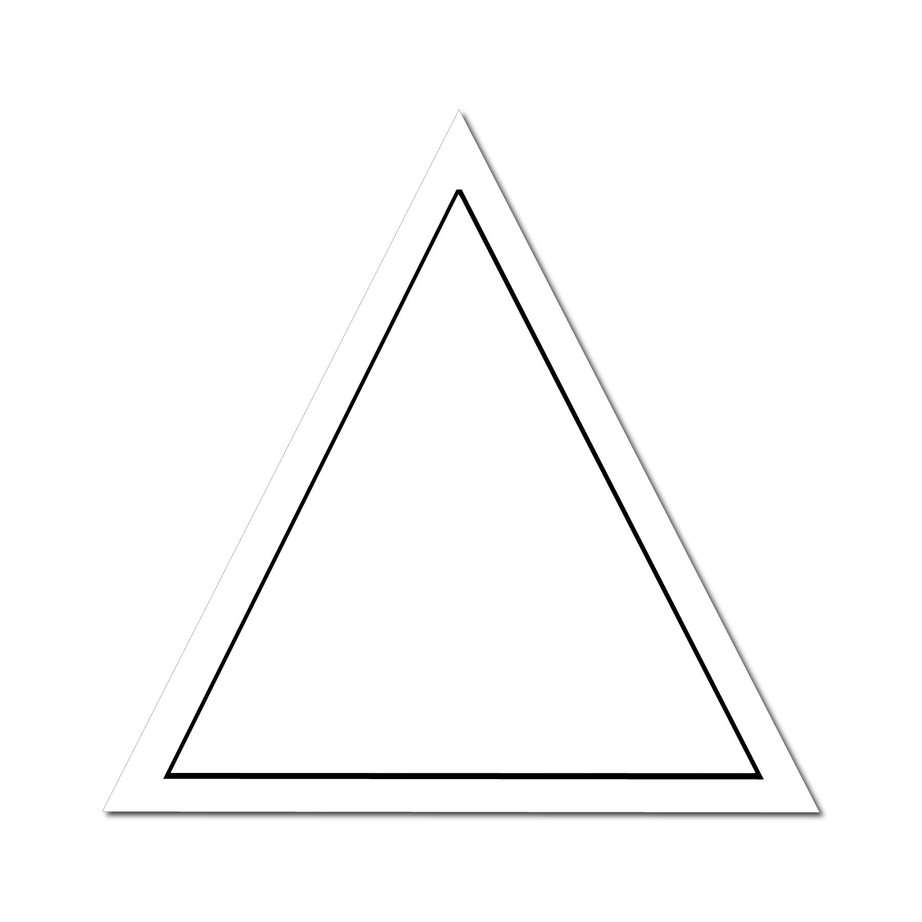 Triangle 2.46" x 2.51" NoteKeeper™ Magnet 35 Mil 1