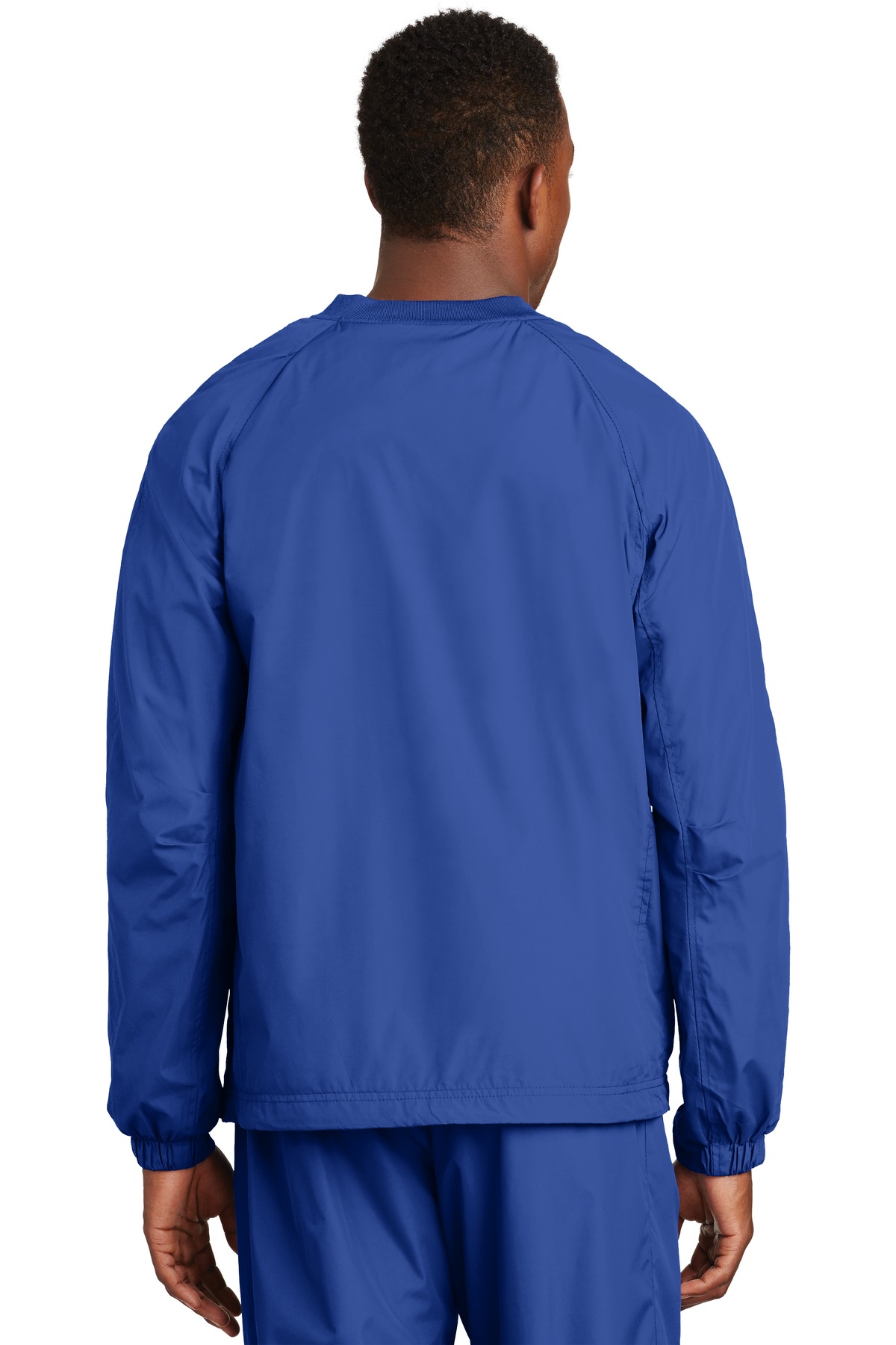 Sport-Tek V-Neck Raglan Wind Shirt. JST72 2