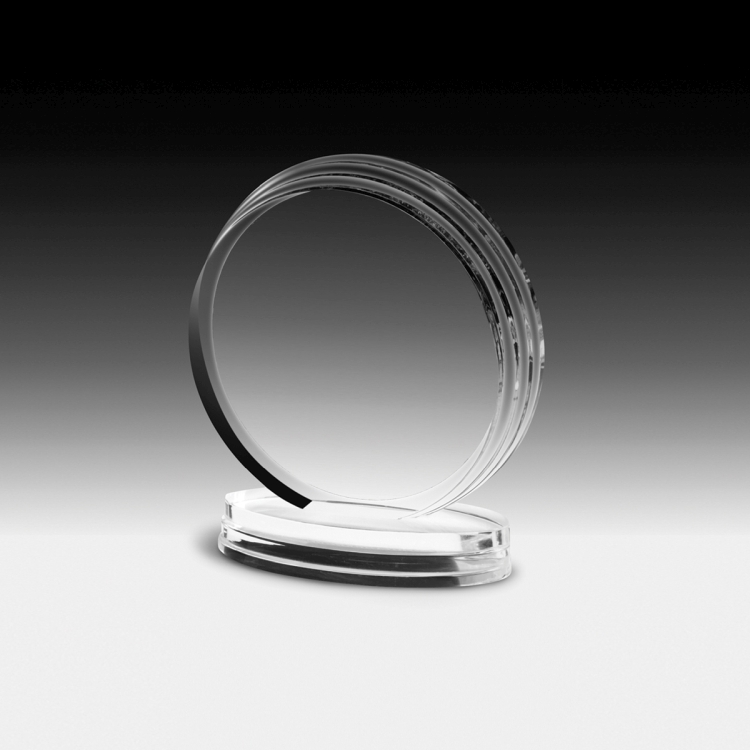 Round Legend Award (5 1/4" x 6" x 3/4") - 4 Color Process 6
