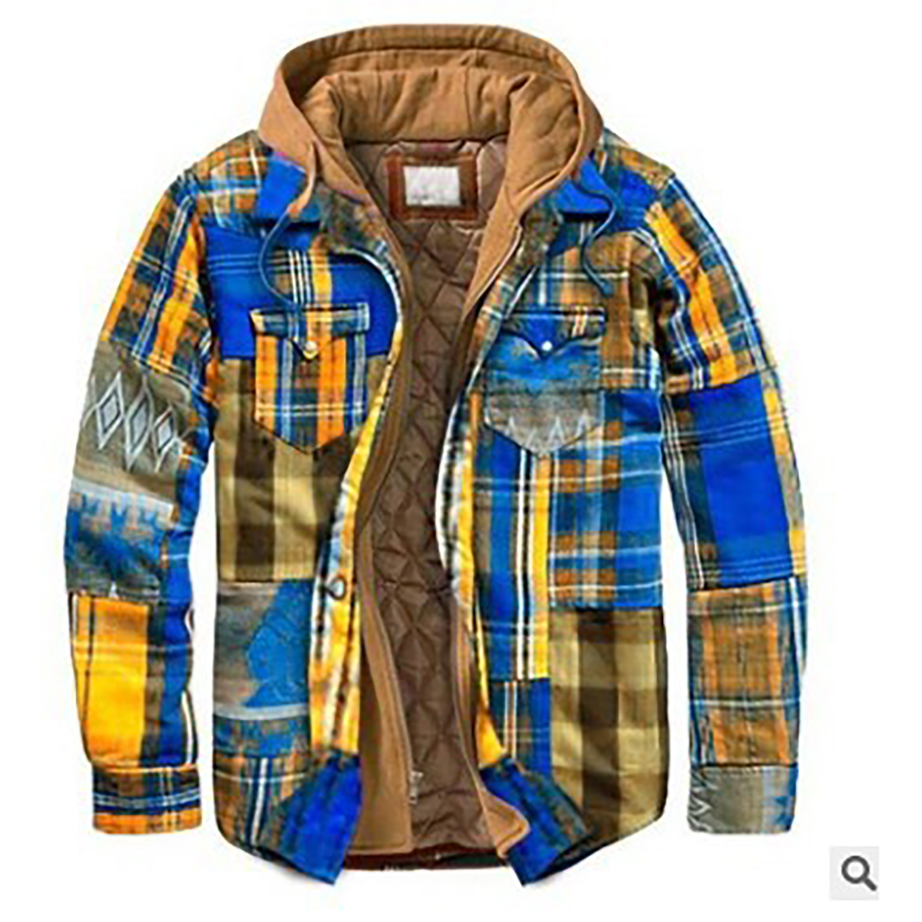 Plaid Cotton Hooded Jacket 24