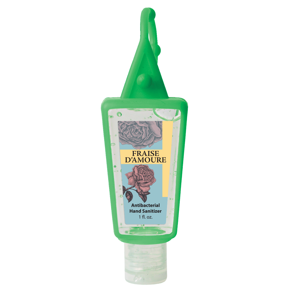 1 Oz. Hand Sanitizer In Silicone Holder 26